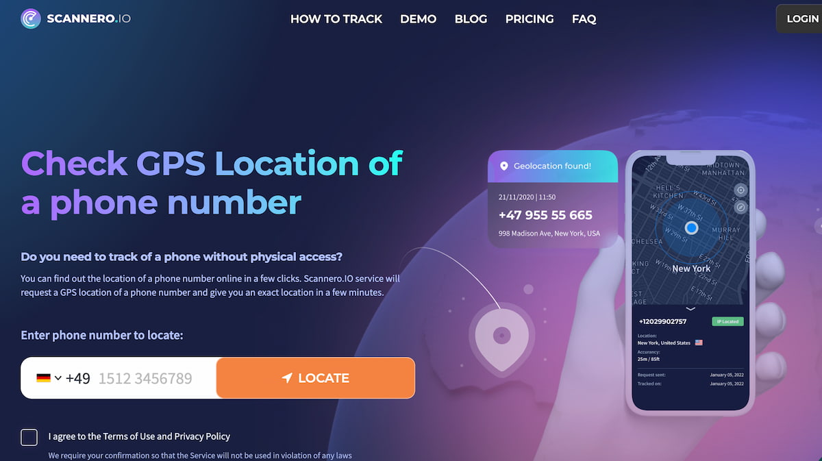 how to locate mobile number on iphone