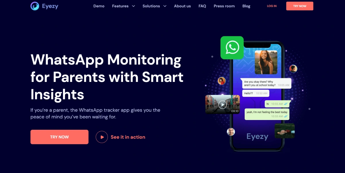 WhatsApp Monitoring for Parents with Smart Insights