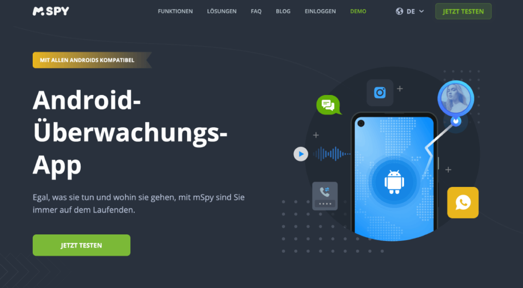 mspy Android-Überwachungs-App