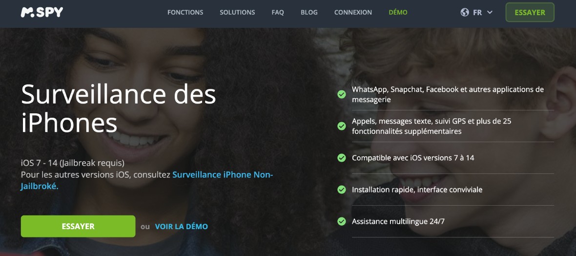 mspy Surveillance des iPhones