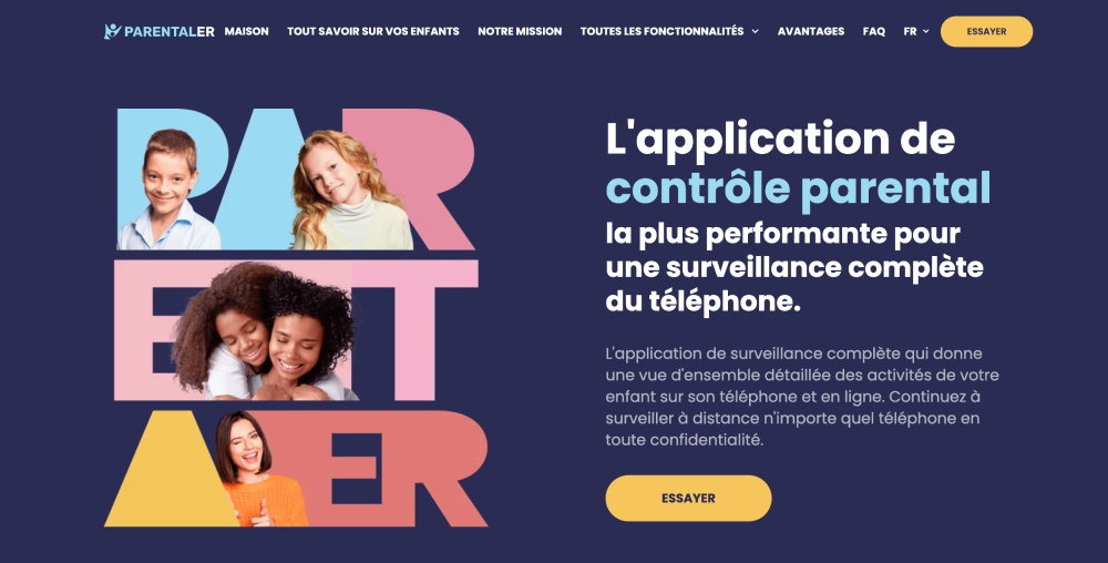L'application de contrôle parentalla plus performante pour une surveillance complète du téléphone.