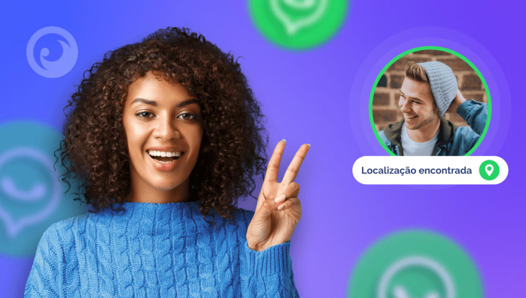 descobrir a localização de um contato no whatsapp